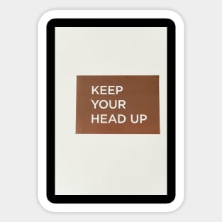 keep up Sticker